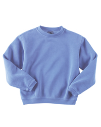 11 oz Youth Pigment-Dyed Fleece Crew Neck