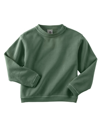 11 oz Youth Pigment-Dyed Fleece Crew Neck