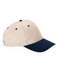 6-Panel Brushed Twill Cap