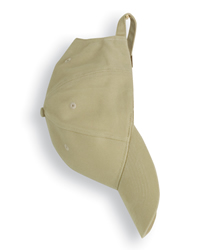 6-Panel Brushed Twill Cap