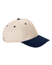 6-Panel Brushed Twill Cap