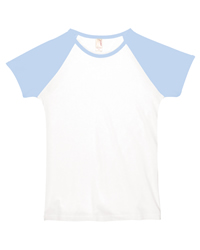 4.2 oz Semi-Sheer Cap Sleeve Baseball T-shirt