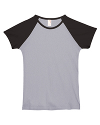 4.2 oz Semi-Sheer Cap Sleeve Baseball T-shirt