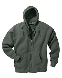 11 oz Pigment-Dyed Cotton Full-Zip Hood
