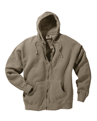 11 oz Pigment-Dyed Cotton Full-Zip Hood