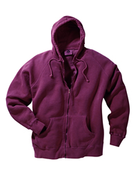 11 oz Pigment-Dyed Cotton Full-Zip Hood