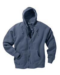 11 oz Pigment-Dyed Cotton Full-Zip Hood