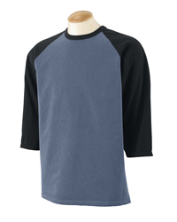 6 oz Pigment-Dyed 3/4-Sleeve Baseball Jersey