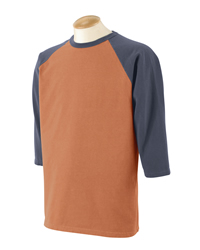 6 oz Pigment-Dyed 3/4-Sleeve Baseball Jersey