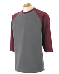 6 oz Pigment-Dyed 3/4-Sleeve Baseball Jersey