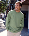 Direct-Dyed Cotton Long-Sleeve T-shirt