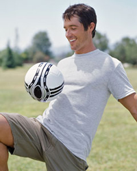 5.6 oz Polyester Moisture-Management T-shirt