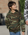Youth Camo Hooded Pullover