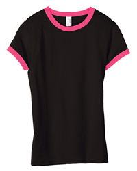 4.2 oz Semi-Sheer Ringer T-shirt