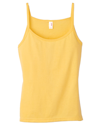 4.2 oz Cotton Semi-Sheer Spaghetti-Strap Tank Top