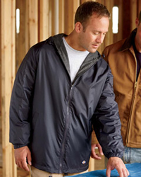 Fleece-Lined Hooded Jacket
