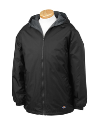 Fleece-Lined Hooded Jacket