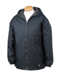 Fleece-Lined Hooded Jacket