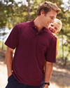 5.6 oz 50/50 Jersey Knit Polo with SpotShield Stain Resistance -  Pocket 