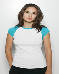 6.1 oz Cotton 1x1 Baby-Rib Contrast Raglan T-shirt