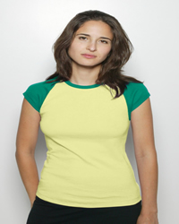 6.1 oz Cotton 1x1 Baby-Rib Contrast Raglan T-shirt