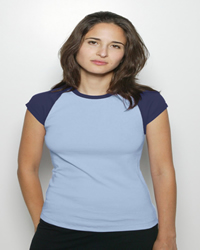 6.1 oz Cotton 1x1 Baby-Rib Contrast Raglan T-shirt