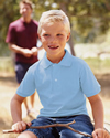 5.6 oz 50/50 Jersey Knit Polo with SpotShield Stain Resistance - Youth 