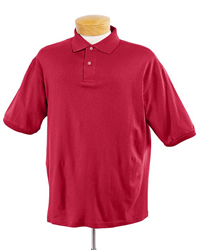 5.6 oz 50/50 Jersey Knit Polo with SpotShield� Stain Resistance