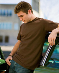 4.5 oz 100% Ringspun Cotton Adult T-shirt