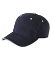 Brushed Cotton Twill 6-Panel Mid-Profile Sandwich Cap