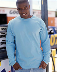 4.5 oz Cotton Long-Sleeve Fashion-Fit T-shirt