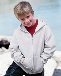 8 oz 50/50 Youth Full-Zip Hood