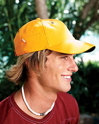 6-Panel Baseball Cap with Zippered Pocket