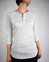 3/4 Sleeve Raglan Henley