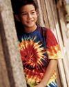 Tie-Dyed Cotton Youth T-shirt