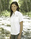 Flamingo Bay Cotton Ladies� Short-Sleeve Poplin Shirt