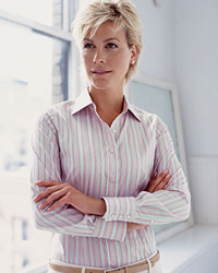Savile Patterned Dress Shirt - Ladies' 