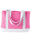 Contrast Handle Tote Bag