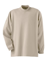 ClimaLite� Men�s Long-Sleeve Sueded Jersey Mock