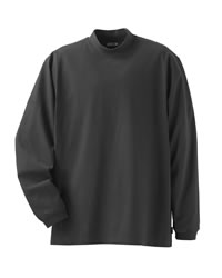 ClimaLite� Men�s Long-Sleeve Sueded Jersey Mock