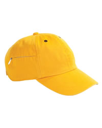 6-Panel Baseball Cap with Zippered Pocket