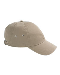 6-Panel Twill Cap with Metal Eyelets