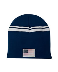 Double-Stripe Beanie
