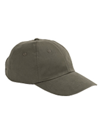 6-Panel Brushed Twill Unconstructed Cap