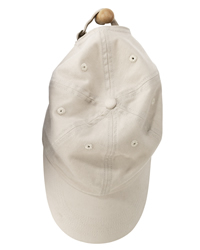 6-Panel Brushed Twill Unconstructed Cap