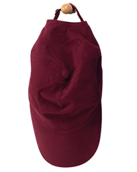 6-Panel Brushed Twill Unconstructed Cap