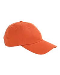 6-Panel Brushed Twill Unconstructed Cap
