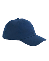 6-Panel Brushed Twill Unconstructed Cap