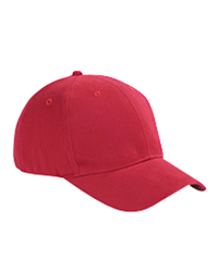 6-Panel Brushed Twill Structured Cap