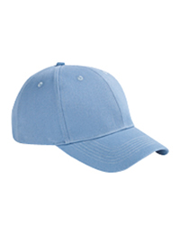 6-Panel Brushed Twill Structured Cap
